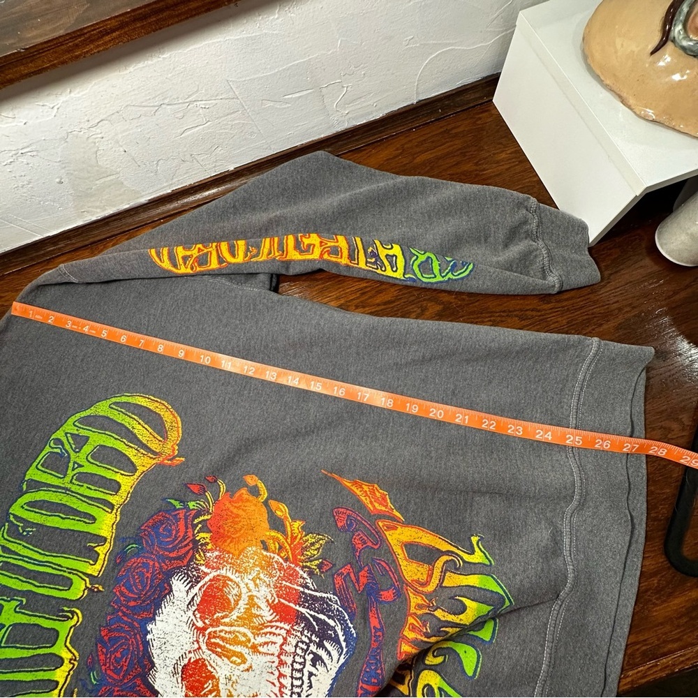 Grateful Dead Halloween 1970 Graphic Sweatshirt in Heather Gray, Size SM/MD (Fit - Picture 11 of 13